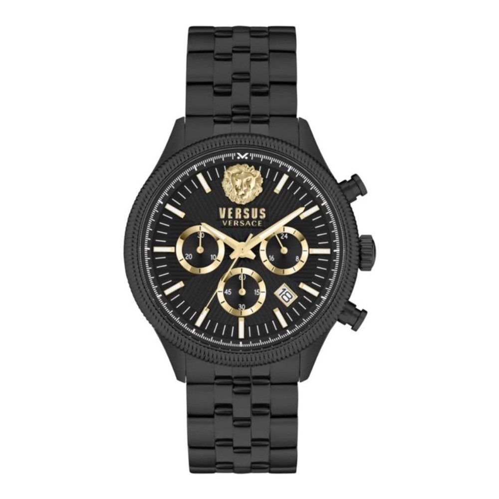 Versus Versace Colonne Chrono Black Mens NEW Open Box